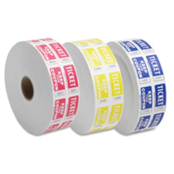 Sparco Sparco Products SPR99220 Ticket Roll- Double w-Coupon- 2000-RL- Red SPR99220 - main